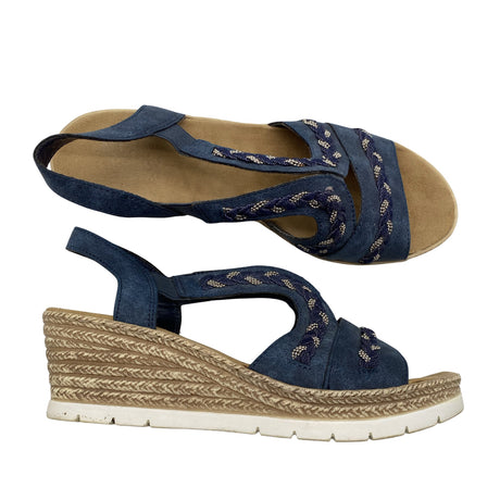 Unisex Rieker - Kiilkontsaga rihmikud, suurus 39 - Sinine ()