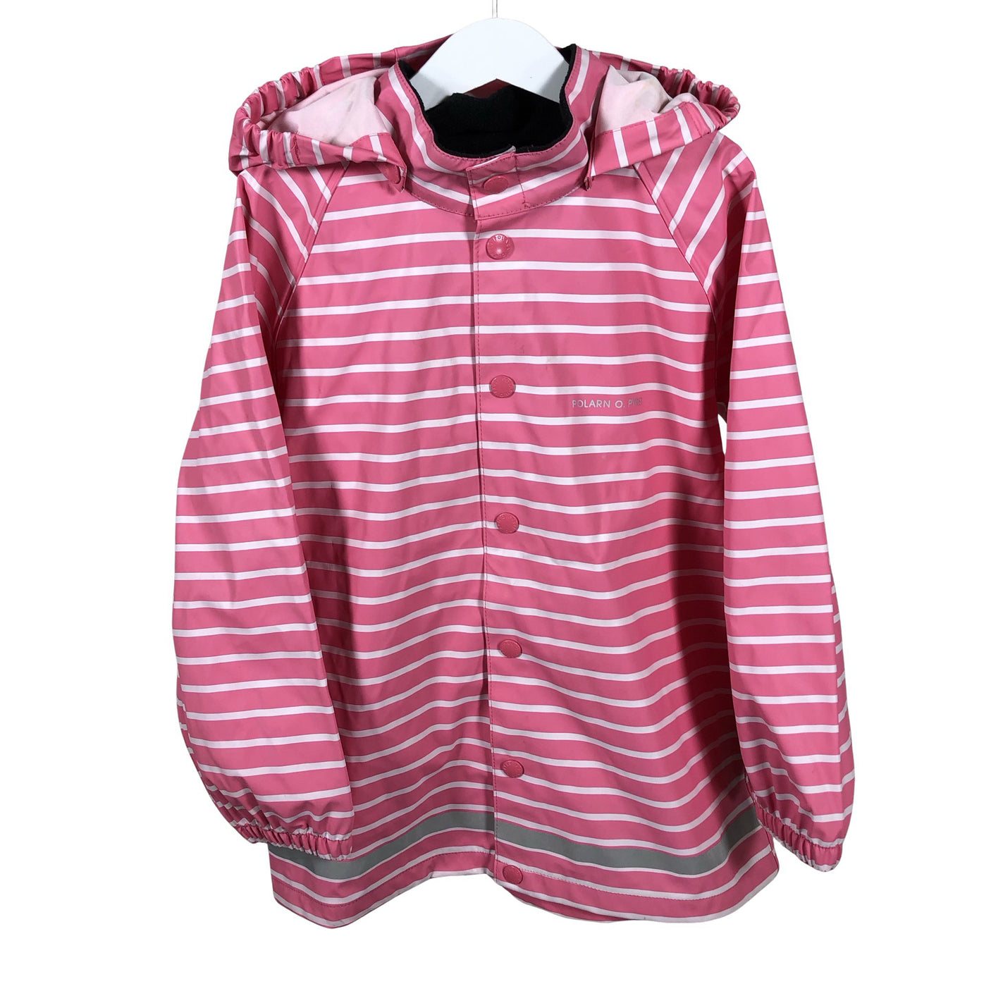 Unisex Polarn O. Pyret - Vihmajope, suurus 122 - 128 - Roosa (1)