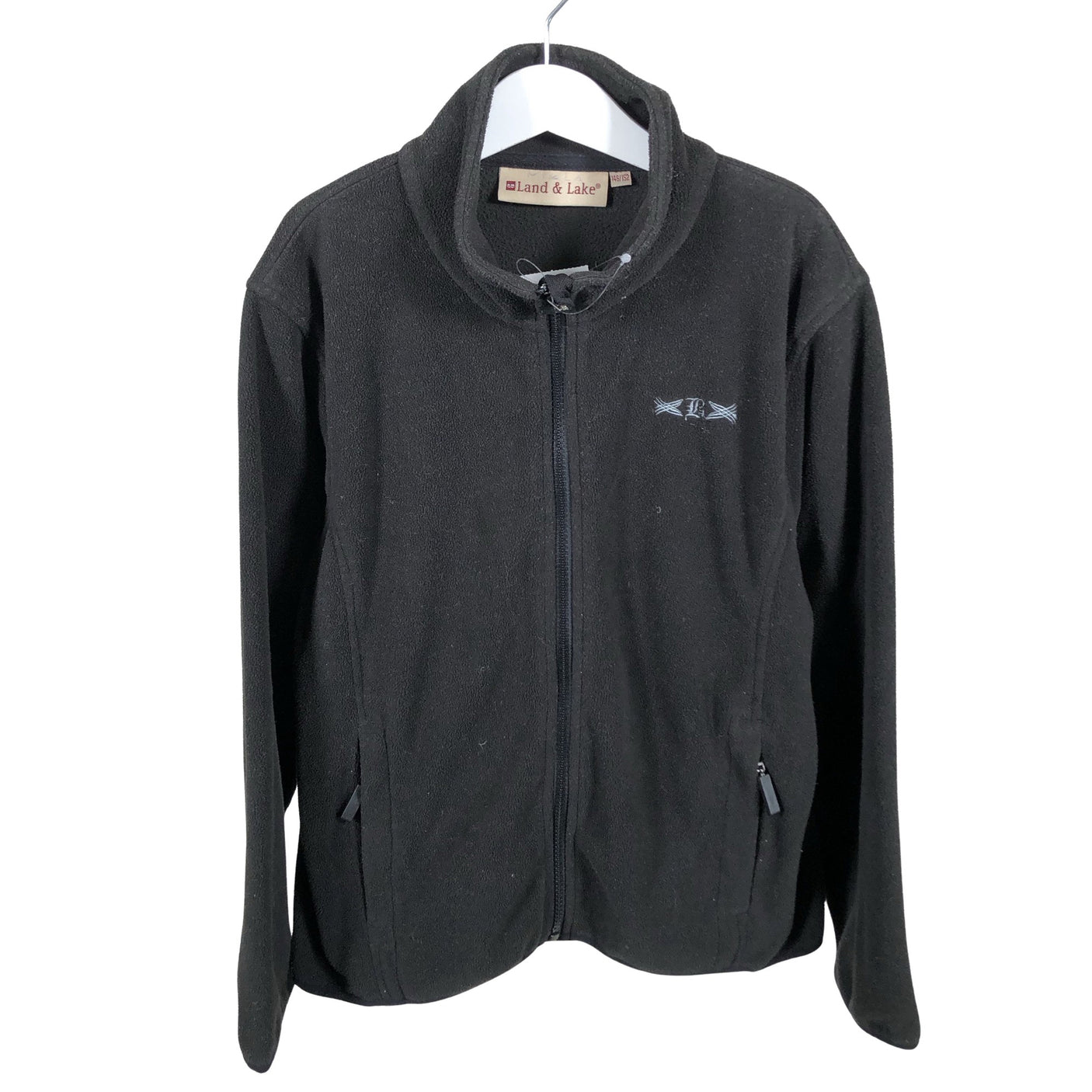 Unisex Land & Lake - Fliisjakk, suurus 146 - 152 - Must (1)
