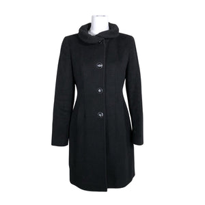 Unisex Manuela Conti - Villane mantel, suurus 36 - Must (1)