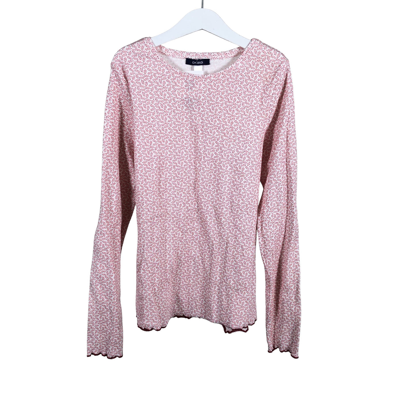Unisex Okaïdi - Trikotaažist pluus, suurus 146 - 152 - Heleroosa (1)