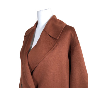 Unisex Nanso - Villane mantel, suurus 40 - Pruun (2)