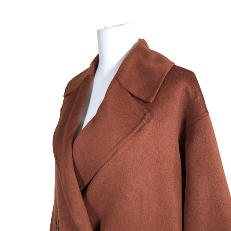 Unisex Nanso - Villane mantel, suurus 40 - Pruun (2)