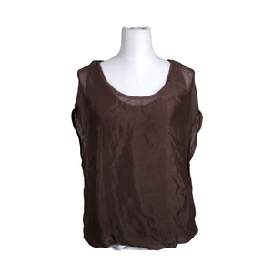 Unisex Ajlajk - Lühikeste käistega pluus, suurus 40 - Pruun (1)