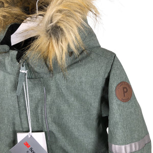 Unisex Polarn O. Pyret - Talvekombinesoon, suurus 98 - 104 - Roheline (3)
