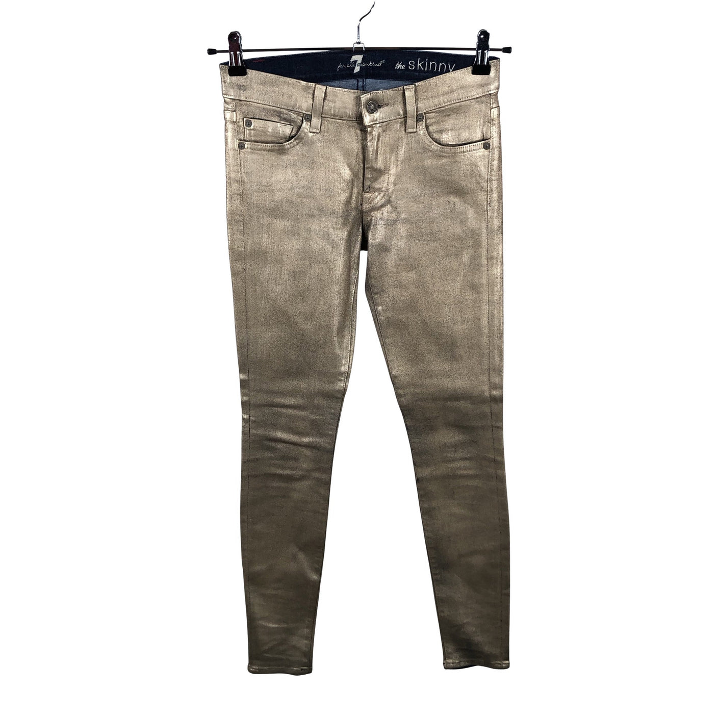 Unisex 7 for all mankind - Teksad, suurus W27 - Kuld (1)