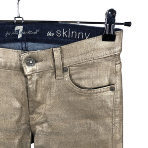 Unisex 7 for all mankind - Teksad, suurus W27 - Kuld (3)