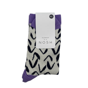 Unisex NOSH - Sokid, suurus 38 - Valge (1)