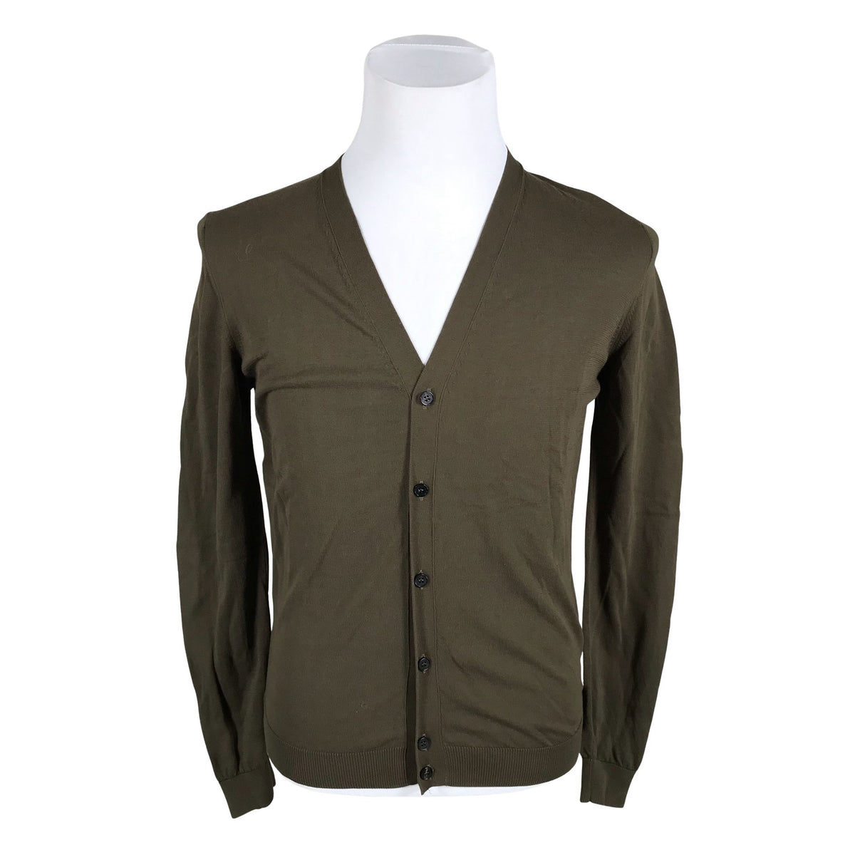 Unisex Roberto Collina - Kardigan, suurus S - Roheline (1)