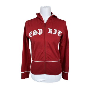 Unisex Esprit - Trikotaažist pluus, suurus 36 - Punane (1)