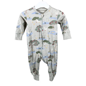 Unisex Lindex - Pükskostüüm, suurus 74 - 80 - Roheline (1)