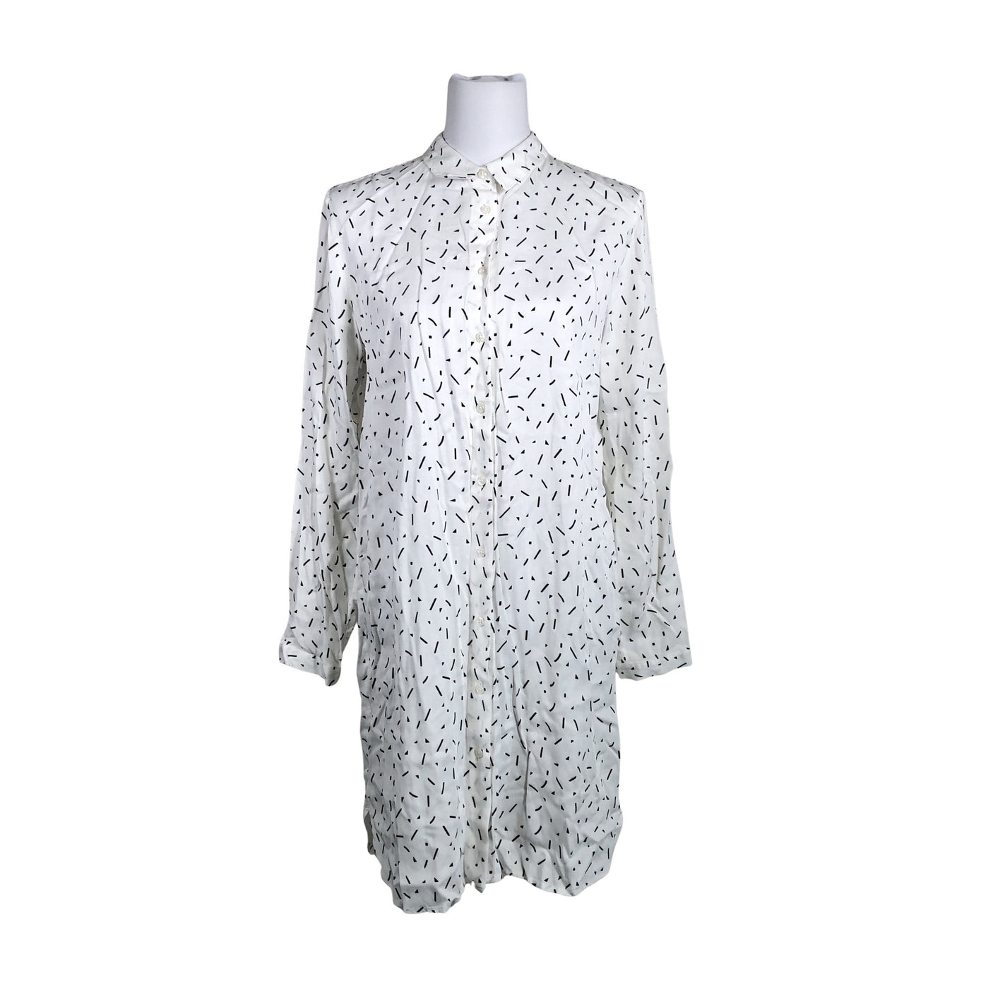 Unisex Nanso - Õhuke kleit, suurus 38 - Valge (1)