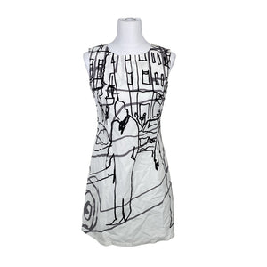 Unisex Marimekko - Mitteveniv kleit, suurus 40 - Valge (1)