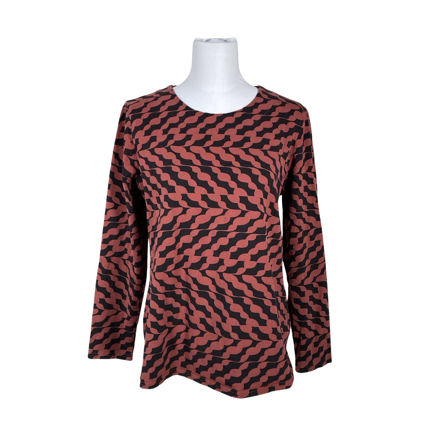 Unisex Nanso - Trikotaažist pluus, suurus 40 - Pruun (1)