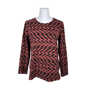 Unisex Nanso - Trikotaažist pluus, suurus 40 - Pruun (1)