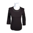 Unisex Betty Barclay - Trikotaažist pluus, suurus 34 - Pruun ()