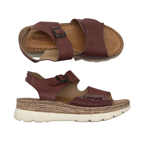 Unisex Ten Points - Rihmikud, suurus 36 - Pruun ()