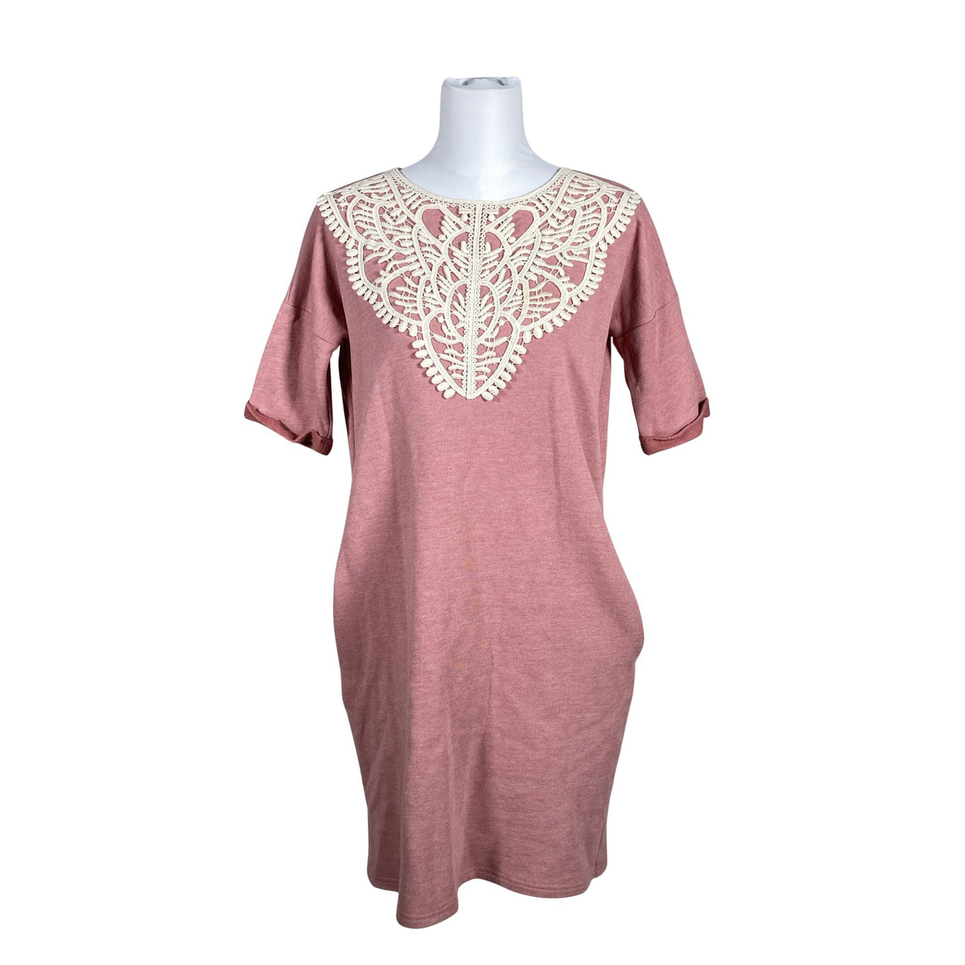 Unisex Lumoan - Dressikangast kleit, suurus 36 - Heleroosa (1)