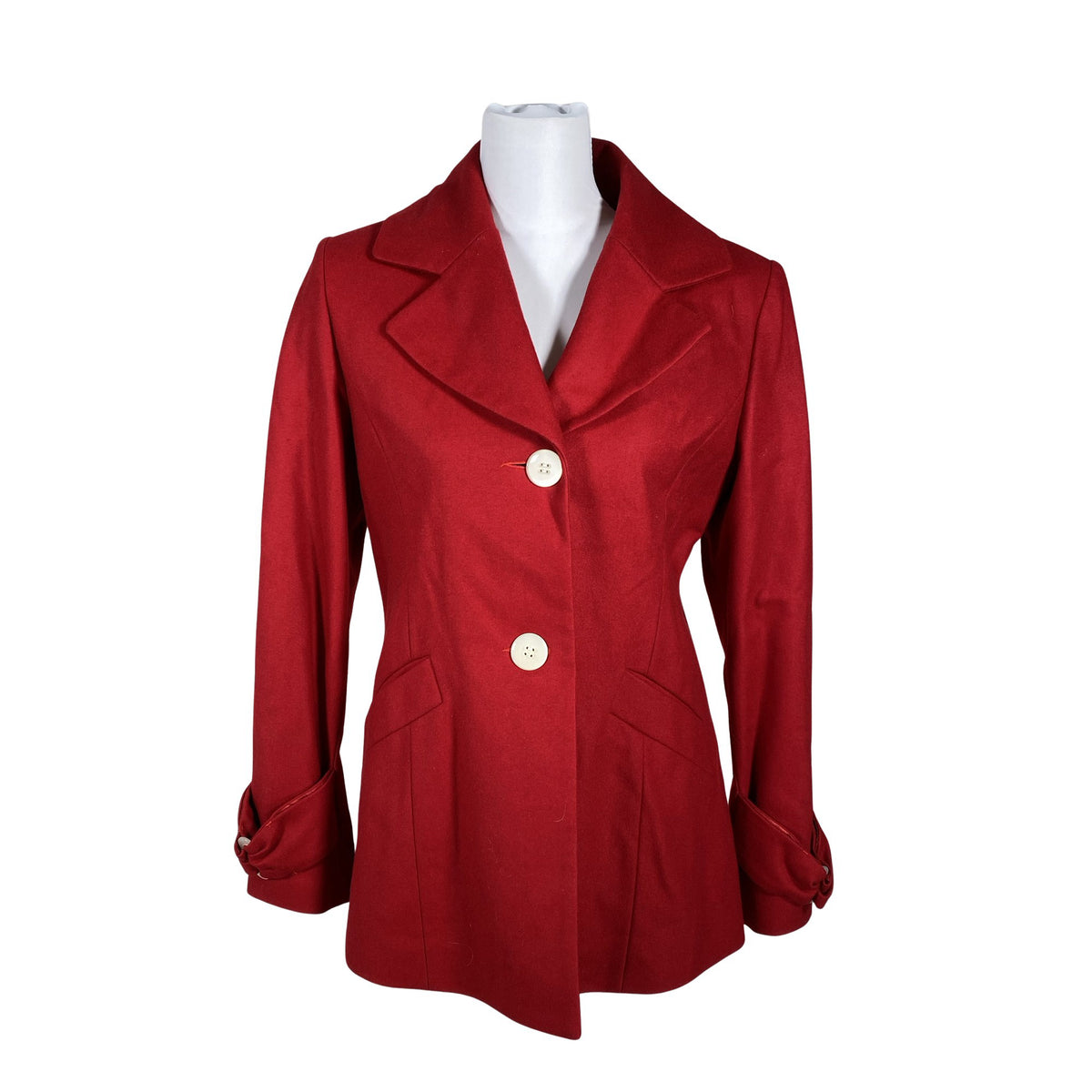 Unisex Cliff - Villane mantel, suurus 38 - Punane (1)