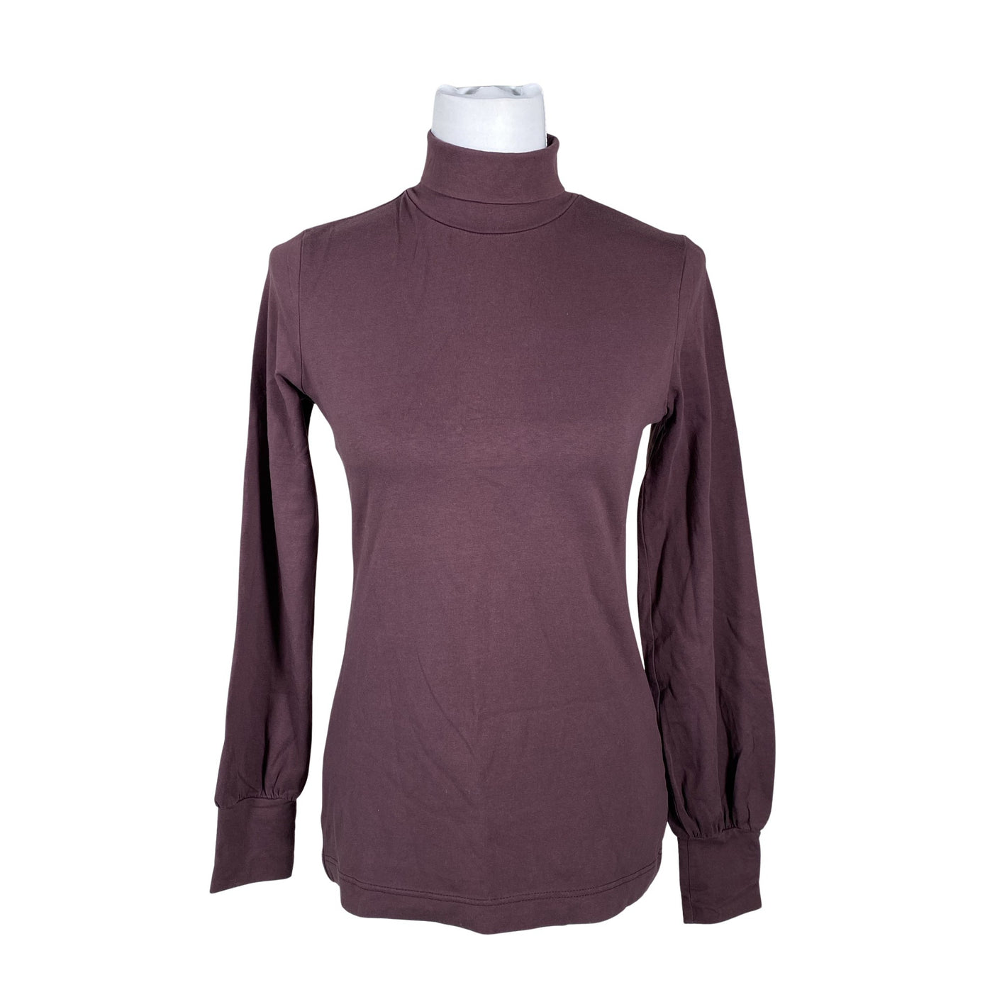 Unisex NOSH - Trikotaažist pluus, suurus 36 - Veinipunane (1)