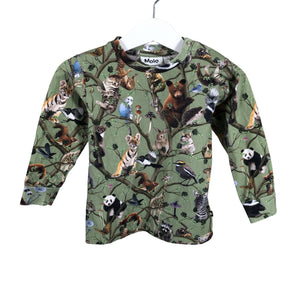 Unisex Molo Kids - Trikotaažist pluus, suurus 80 - 86 - Roheline (1)