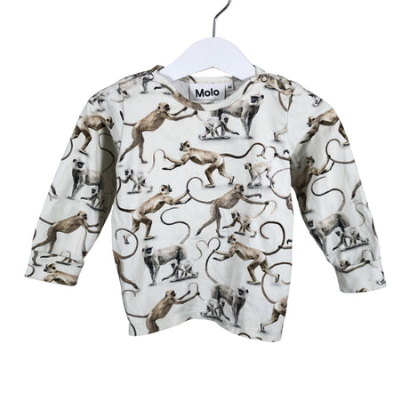Unisex Molo Kids - Trikotaažist pluus, suurus 80 - 86 - Beige ()