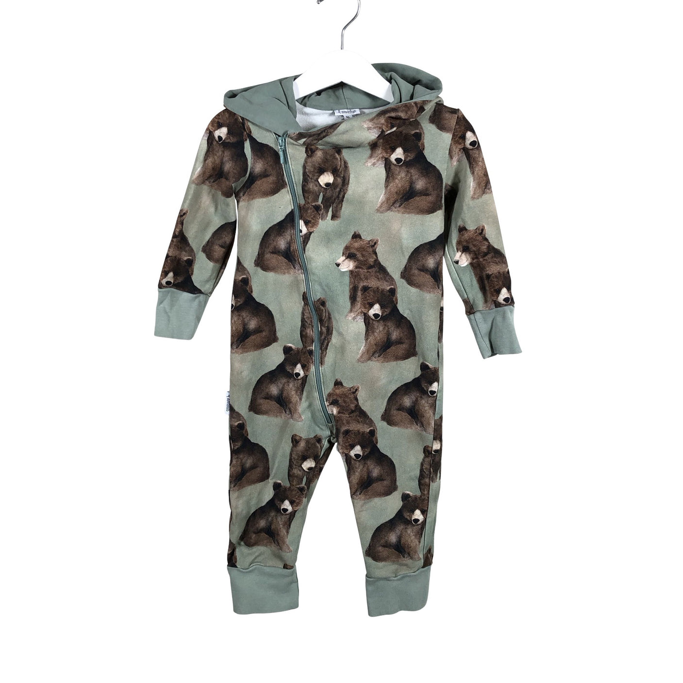 Unisex Aavistus - Pükskostüüm, suurus 74 - 80 - Roheline (1)