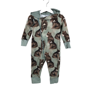Unisex Aavistus - Pükskostüüm, suurus 74 - 80 - Roheline (1)