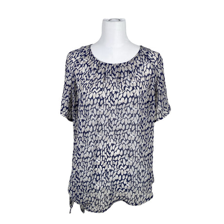 Unisex Voglia - Lühikeste käistega pluus, suurus 40 - Sinine ()