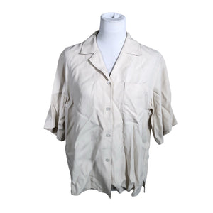 Unisex Filippa K. - Lühikeste käistega pluus, suurus 38 - Beige (1)