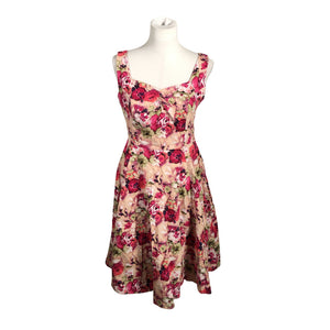 Unisex Hearts & Roses - Mitteveniv kleit, suurus 42 - Roosa (1)