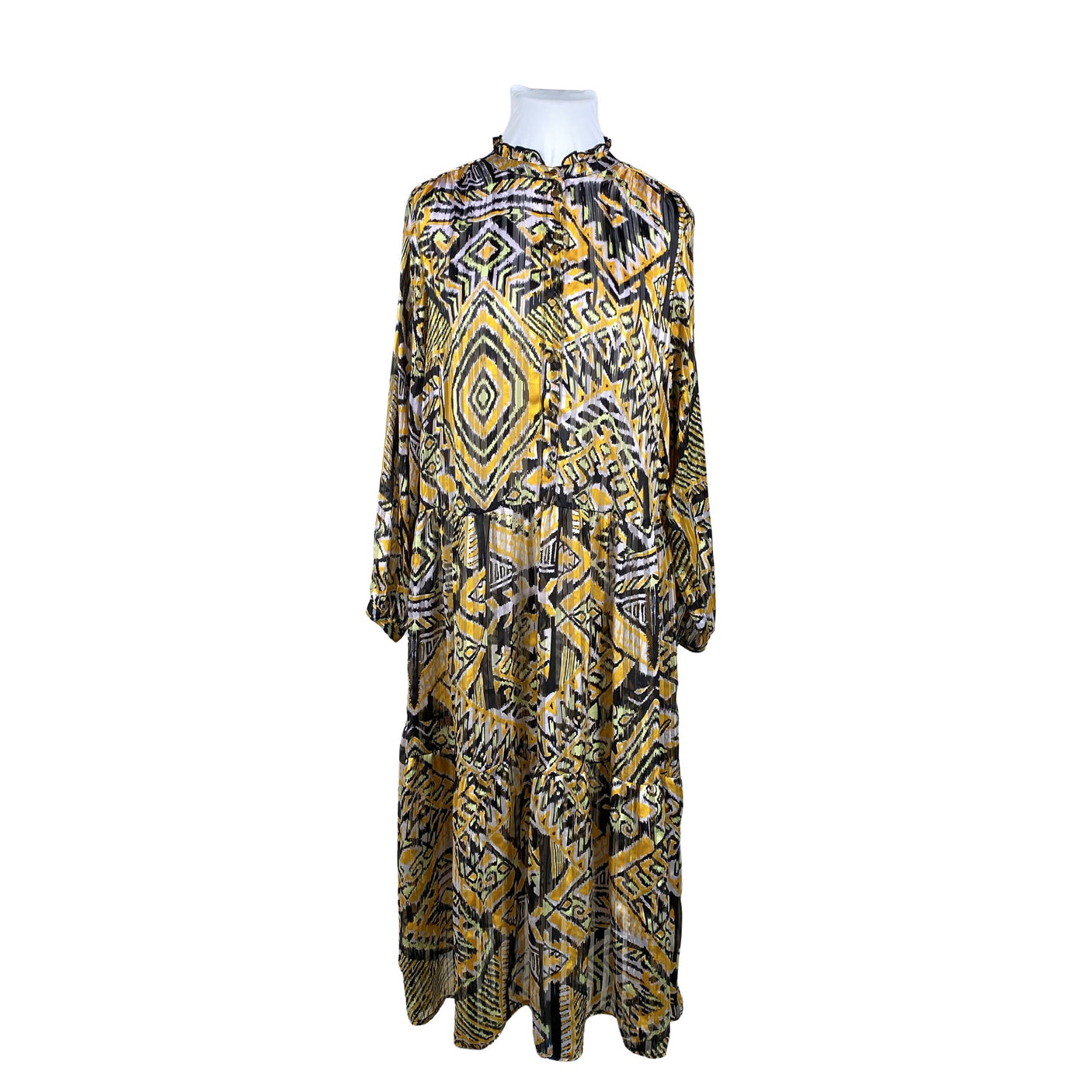 Unisex Zizzi - Õhuke kleit, suurus 50 - Kollane (1)