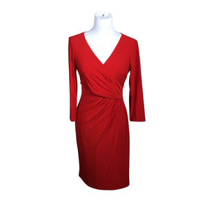 Unisex Lauren Ralph Lauren - Trikotaažist kleit, suurus 36 - Punane (1)