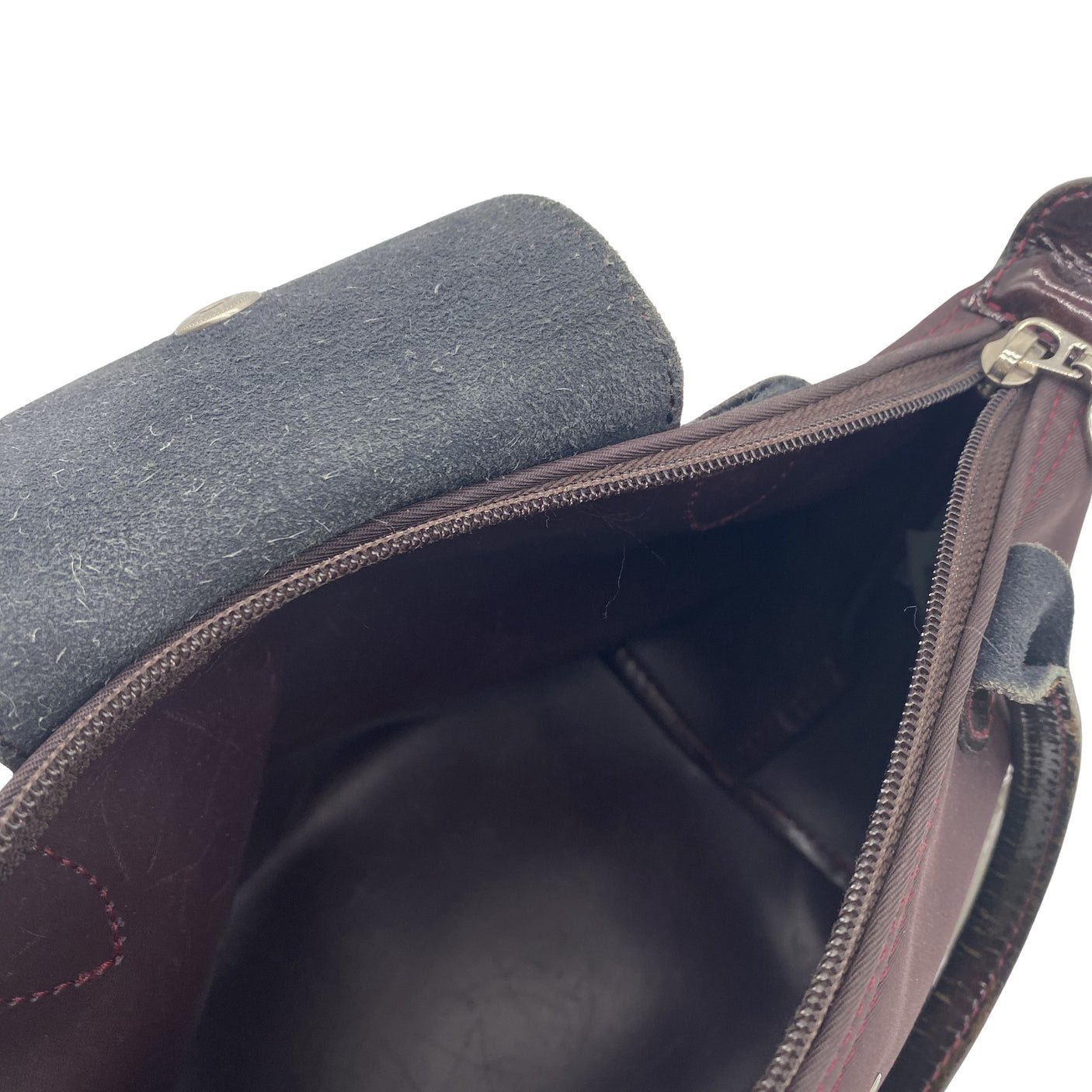 Unisex Longchamp - Käekott, suurus Mini - Veinipunane (2)