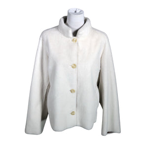 Unisex Rich & Royal - Kunstkarusnahast mantel, suurus 40 - Valge (1)