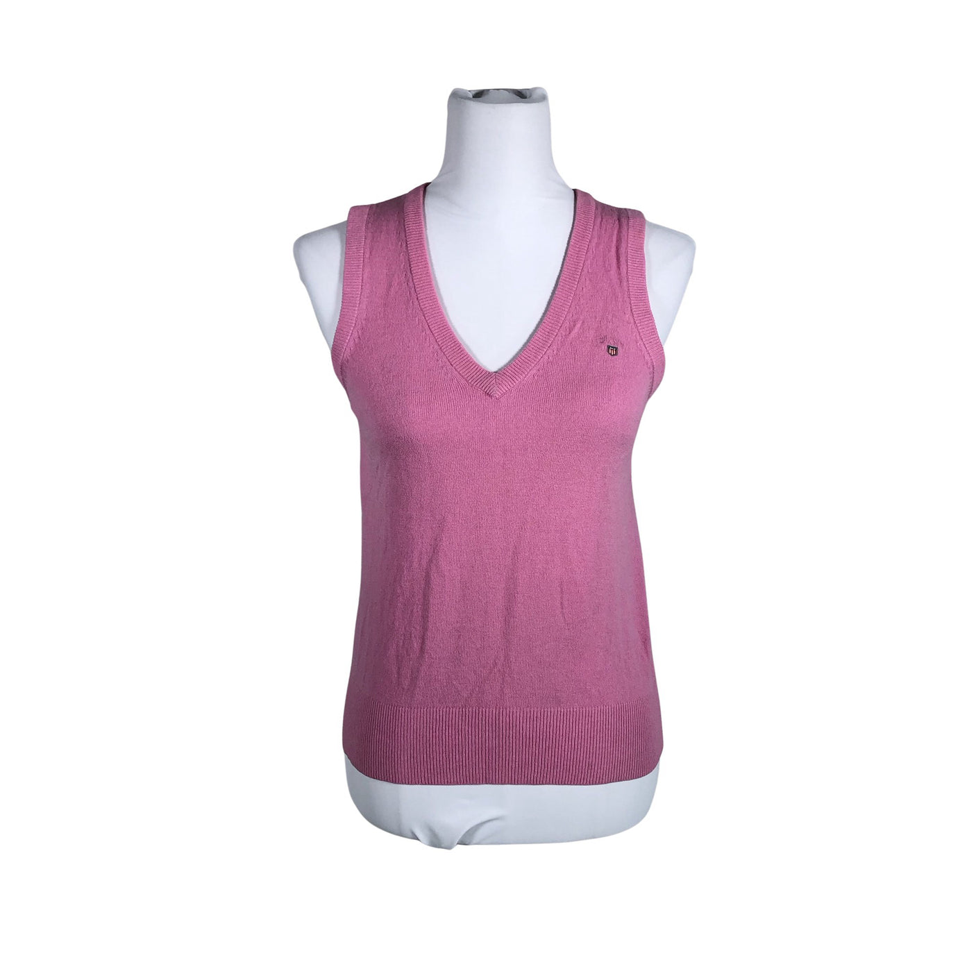 Unisex Gant - Kootud vest, suurus 36 - Heleroosa (1)