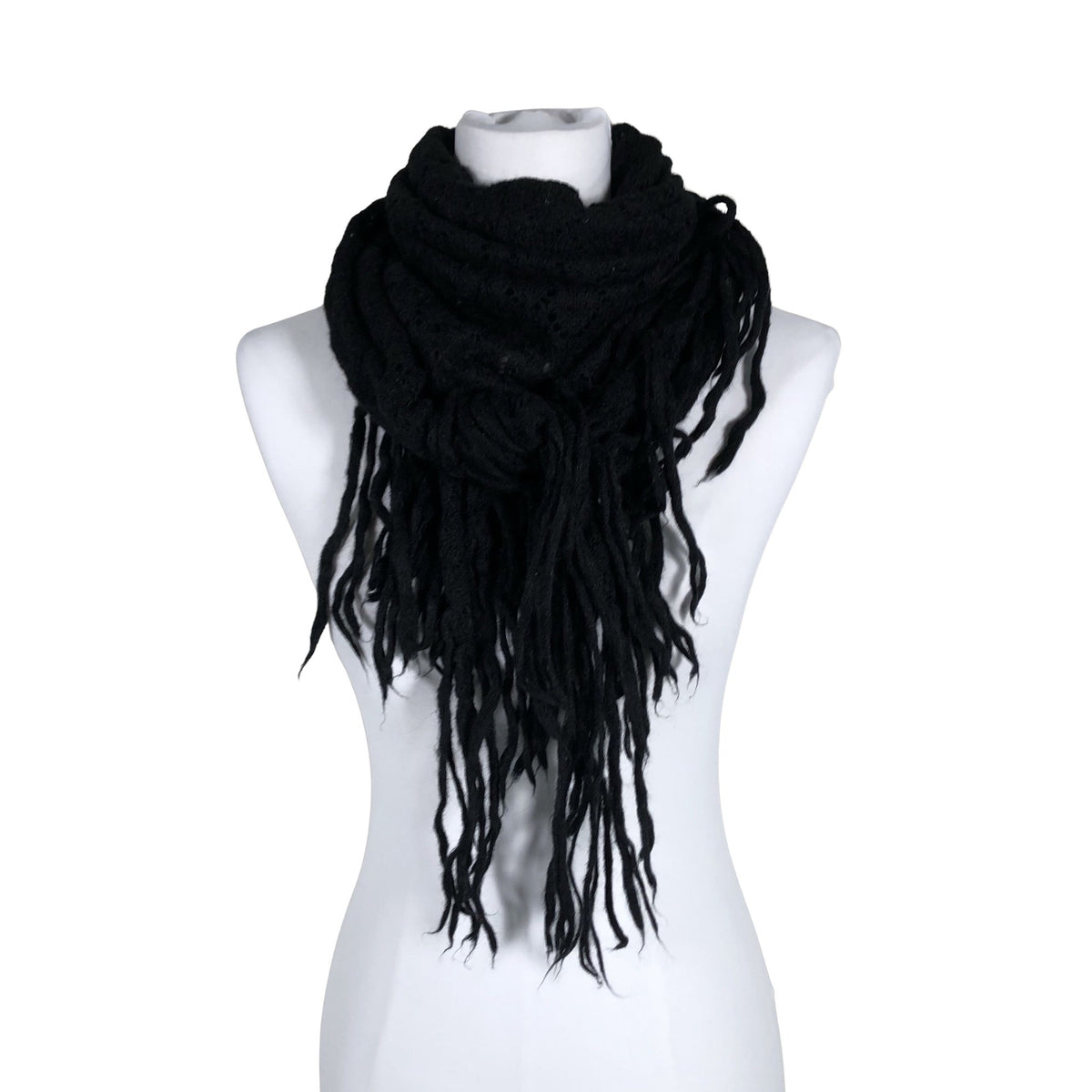 Unisex Your Face - Õhuke sall, suurus Maxi - Must (1)