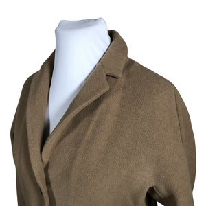 Unisex Manuela Conti - Villane mantel, suurus 42 - Pruun (2)