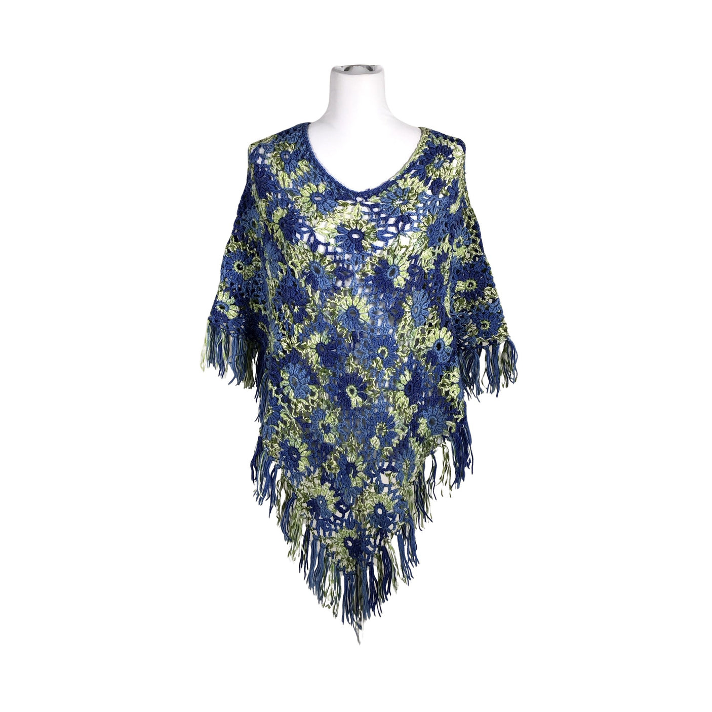 Unisex Handmade - Pontšo, suurus 38 - Sinine (1)