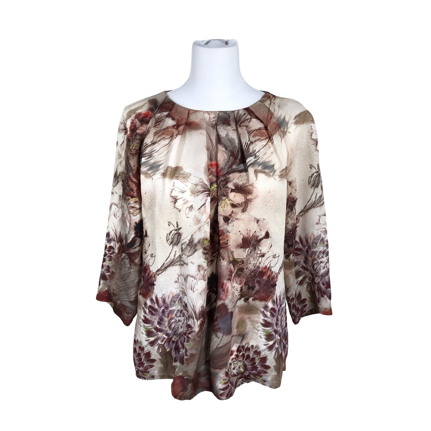 Unisex Ril's - Pluus, suurus 36 - Pruun (1)