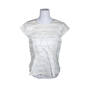 Unisex Style Butler - Lühikeste käistega pluus, suurus 40 - Looduslik valge (1)