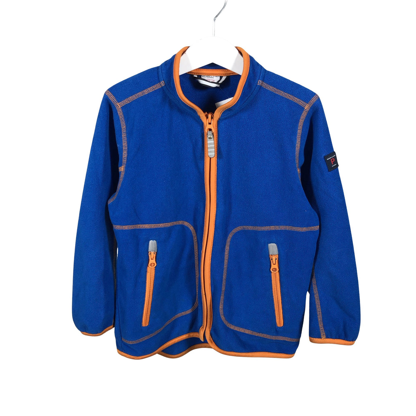 Unisex Polarn O. Pyret - Fliisjakk, suurus 110 - 116 - Sinine (1)