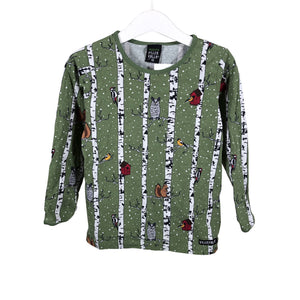 Unisex Villervalla - Trikotaažist pluus, suurus 104 - 110 - Roheline (1)
