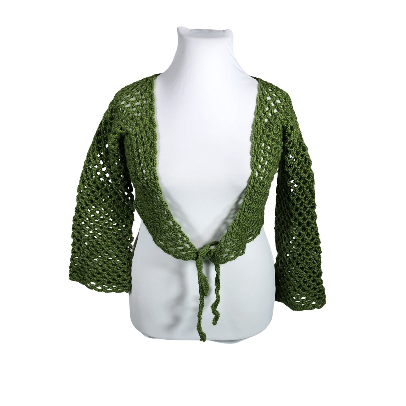 Unisex Handmade - Kootud boolero, suurus 38 - Roheline (1)