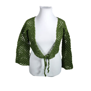 Unisex Handmade - Kootud boolero, suurus 38 - Roheline (1)