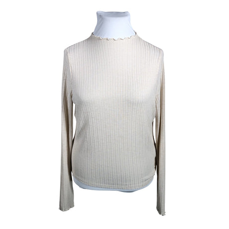 Unisex Lindex - Trikotaažist pluus, suurus 46 - Beige ()