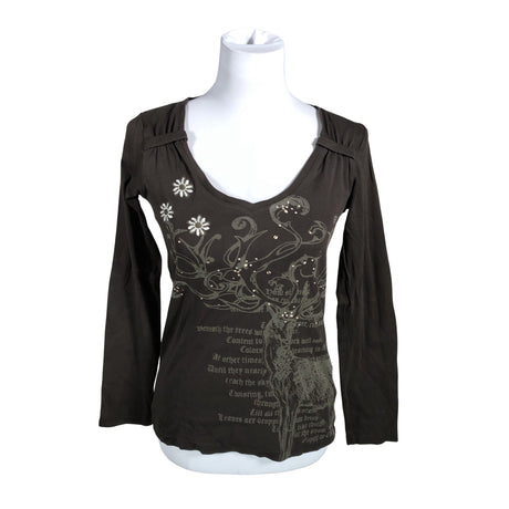 Unisex Esprit - Trikotaažist pluus, suurus 36 - Pruun ()