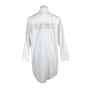 Unisex Karl Lagerfeld - Mitteveniv tuunika, suurus 34 - Valge (5)