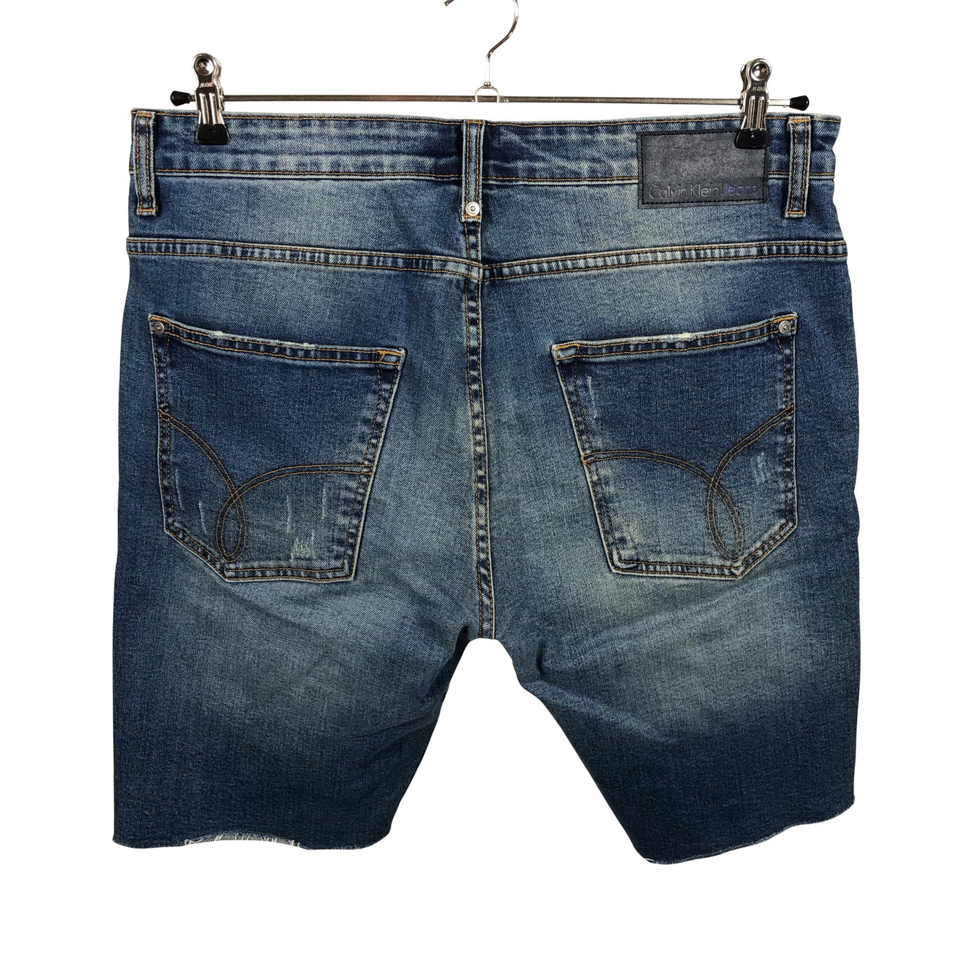 Unisex Calvin Klein Jeans - Teksast lühikesed püksid, suurus W34 - Sinine (2)