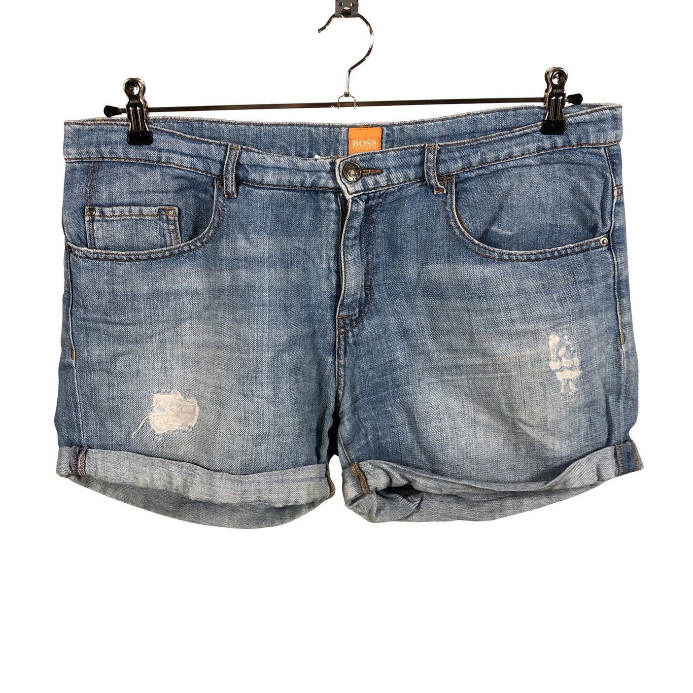 Unisex Hugo Boss - Teksast lühikesed püksid, suurus W29 - Helesinine (1)